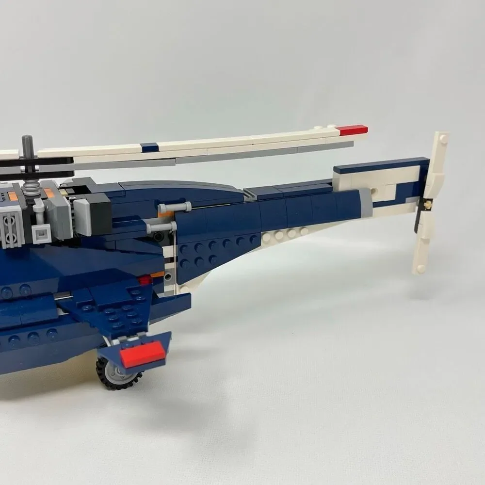 LEGO Creator Set Blue Power Jet Built As Helicopter 31039 3-in-1 Incomplete